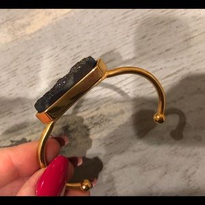 Kinsley Armelle Raven Quartz Bangle